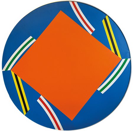 Nino Di Salvatore (1924 - 2001) Spazio gestaltico 4/3, 1987;Acrilico su tela,...