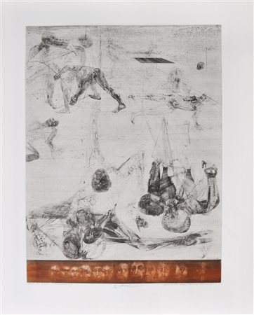 Jiri Anderle (Pavlíkov, Rakovnicko 1936) Variante über Dürers, der Heilige...