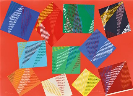 Piero Dorazio (Rom/Roma 1927 - Perugia 2005) Senza titolo, 1991;Litografia,...