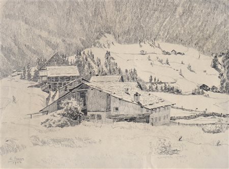 Lila Gruner (Guntramsdorf 1870 -Wien/Vienna 1950) Masi a Selva di Val...