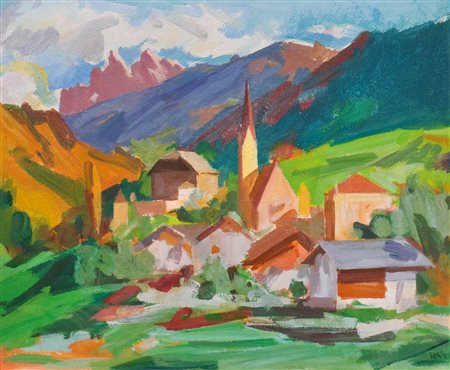 Lesley de Vries (Paraguay 1926 - Bozen/Bolzano 2012) Gudon;Acrilico su...