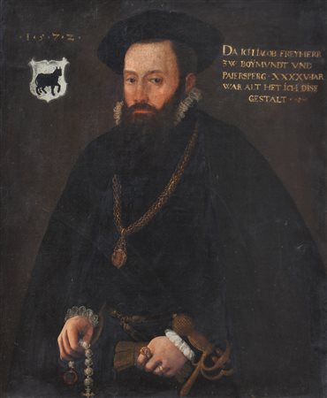 Tiroler Maler des 16. Jh./Pittore tirolese del XVI sec. Porträt Jacob...