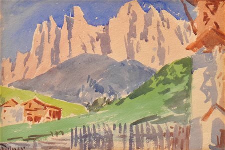 Josef Telfner (Meran/Merano 1874 - Gufidaun/Gudon 1948) Gruppo dell...