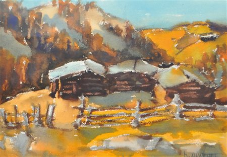 Hubert Mumelter (Bozen/Bolzano 1896 - 1981) Alpe di Siusi in...