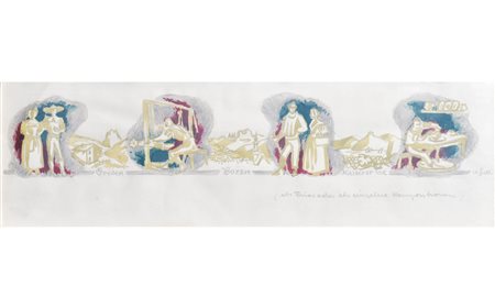 Heiner Gschwendt (Bozen/Bolzano 1914 - Klausen/Chiusa 2011) Bozzetti per un...