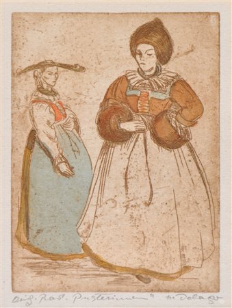 Maria Delago (St. Leonhard/S. Leonardo 1902 - Brixen/Bressanone Donne della...