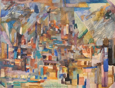 Alois Kuperion (Tarsch/Tarres 1891 - Meran/Merano 1966) Senza titolo;...