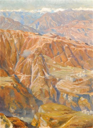 Hans Zötsch (Innsbruck 1886 - 1957) Zugna Torta sul fronte del Trentino,...