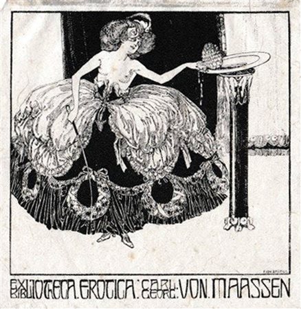 AA.VV. Raccolta di 26 Ex Libris, Austria/Germania del 1900 ca.;Tra l’altro di...