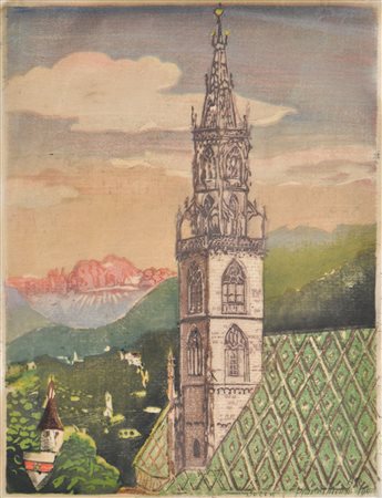 Anton Theodor Röggla (tätig in Kaltern 1. H. 20. Jh.) Chiesa parrocchiale a...