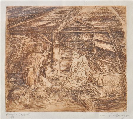 Maria Delago (St. Leonhard/S. Leonardo 1902 - Brixen/1979) Natività di...