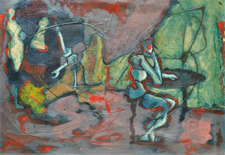 Paolo Piol (Revine Lago/Vittorio Veneto 1942 - Bolzano 1989) Scena...