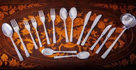 Servito di posate in metallo, Sambonet