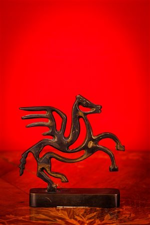 rif.18/244 Pegasino in bronzo, Enzo Pazzagli