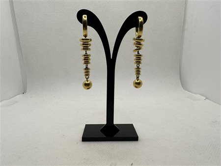 ORECCHINI POMELLATO LUNGHI 6 CM GRAMMI 30 - AU10