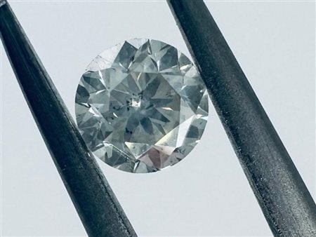 DIAMANTE 0,5 CT COLORE J - PUREZZA SI3 - TAGLIO BRILLANTE - PUREZZA INCISO AL...