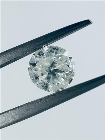 DIAMANTE 1 CT COLORE I - PUREZZA I2 - TAGLIO BRILLANTE - CERTIFICATO ID -...