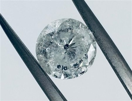 DIAMANTE 2,1 CT COLORE F - PUREZZA I3 - TAGLIO BRILLANTE - CERTIFICATO ID -...