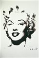 D'apres Andy Warhol MARILYN fotolitografia su carta Arches, cm 57x38; es....