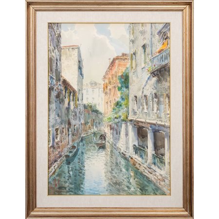 PITTORE DEI PRIMI DEL '900 
Venezia 
Acquarello su carta