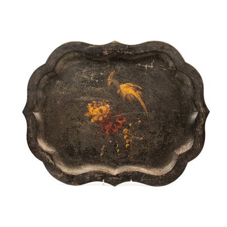 MANIFATTURA SICILIANA DEI PRIMI DEL'900 , Vassoio in latta