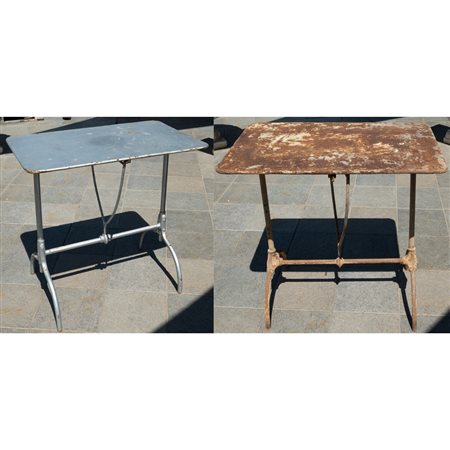 DUE TAVOLINI in ferro