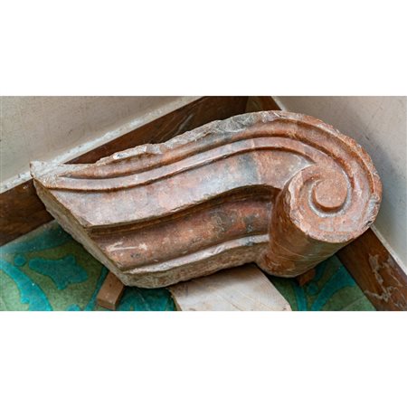 MANIFATTURA SICILIANA DEL XVII SECOLO, Elemento in marmo