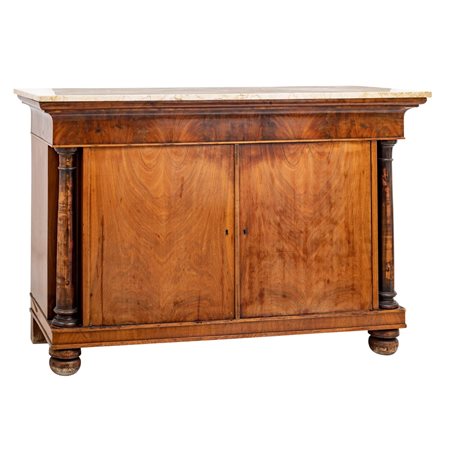 MAESTRANZA SICILIANA XIX SECOLO ,Credenza Impero in mogano