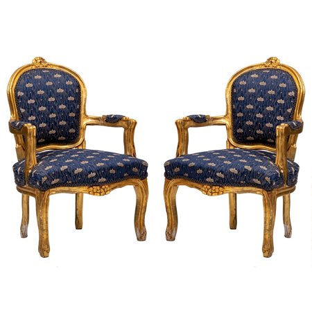 COPPA POLTRONE in legno dorato