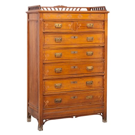 EBANISTERIA SICILIANA DEI FINI DEL'900, Settimino Liberty