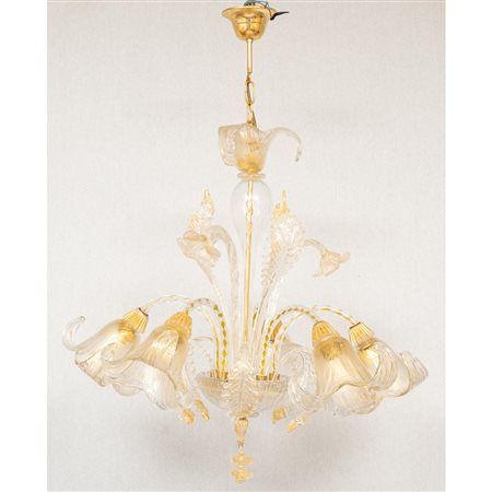 LAMPADARIO IN VETRO DI MURANO