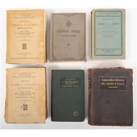 SEI VOLUMI DI CHIMICA E FARMACEUTICA
