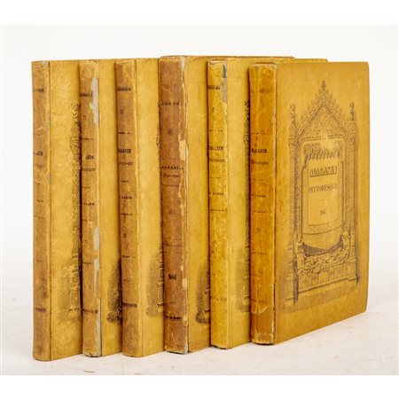 SEI VOLUMI DEL XIX SECOLO DEL MAGASIN PITTORESQUE