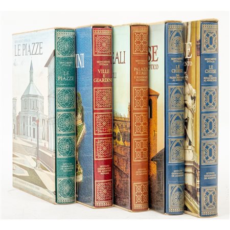 CINQUE VOLUMI DELLA COLLANA MONUMENTI D’ITALIA
