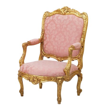 EBANISTERIA ITALIANA DEL XIX SECOLO, Poltrona stile Luigi XV
