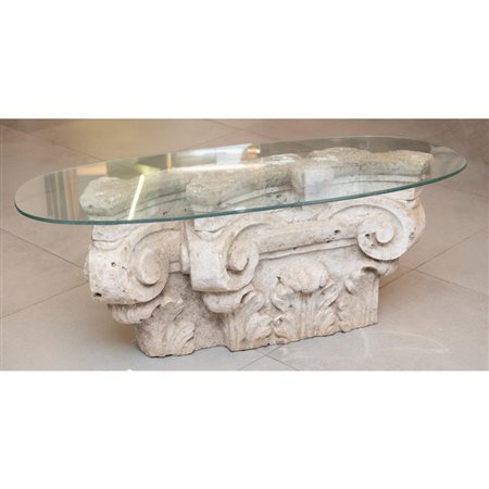 MANIFATTURA SICILIANA DEL XVII SECOLO, Frontale di capitello