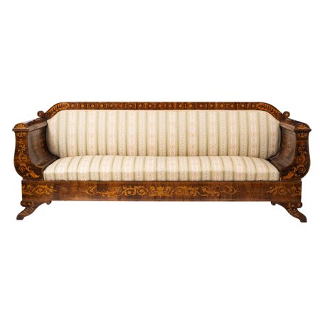 EBANISTERIA SICILIANA DEL XIX SECOLO, Divano Carlo X