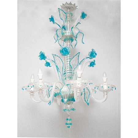 LAMPADARIO IN VETRO DI MURANO