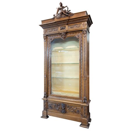 EBANISTERIA SICILIANA DEL XIX SECOLO, Vetrina Umbertina