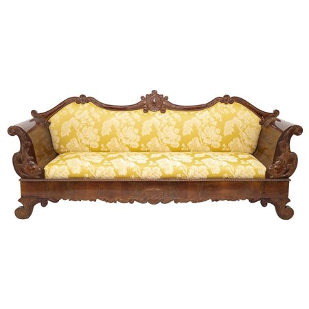 EBANISTERIA SICILIANA DEL XIX SECOLO 
Divano Luigi Filippo