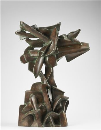 Mino Rosso "Elementi in volo" 1927
bronzo
cm 73x53,5x18
Firmato, datato 1927 e n