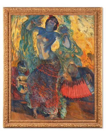Aroldo Bonzagni "Danzatrice (Moti del ventre)" 1911 - 1912
olio su tela
cm 170x1