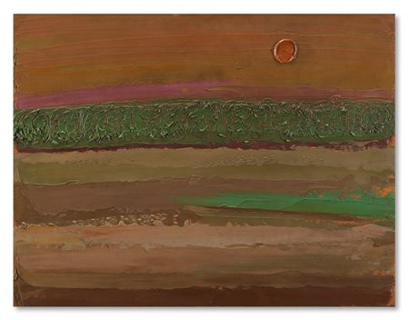 William Congdon "Niger n. 5" 1972
olio su tavola
cm 69x90
Siglato, titolato e da