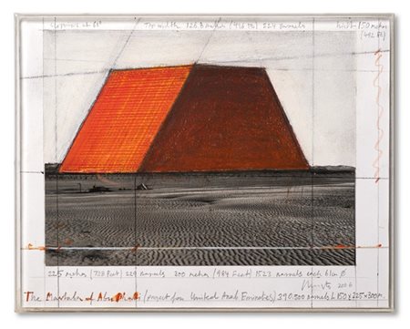 CHRISTO "The Mastaba of Abu Dhabi (Project for United Arab Emirates)" 2006
matit