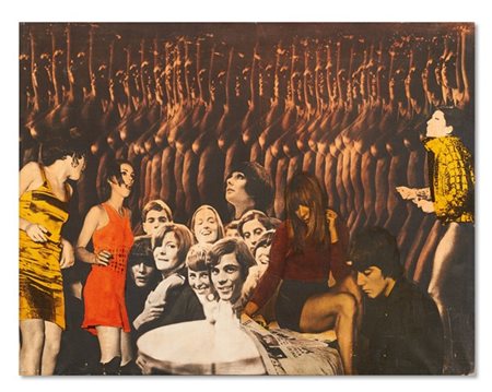 ANNA COMBA "Senza titolo" 1967
tela emulsionata
cm 53,7x69,2
Firmato e datato 67