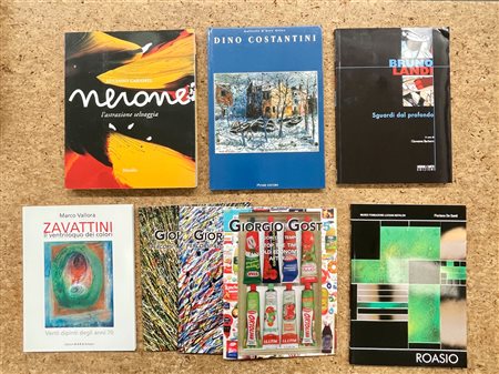 ARTE ITALIANA DEL DOPOGUERRA - Lotto unico di 8 cataloghi