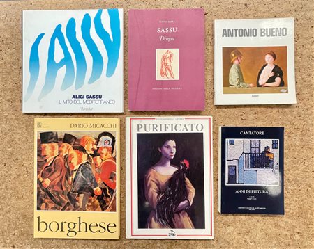 PITTURA FIGURATIVA ITALIANA DEL XX SECOLO - Lotto unico di 6 cataloghi