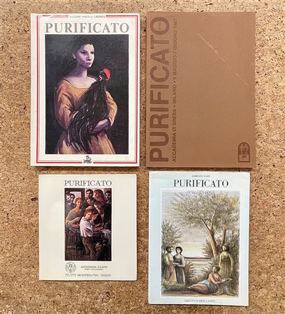 DOMENICO PURIFICATO - Lotto unico di 4 cataloghi, di cui uno autografato