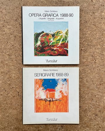 MARIO SCHIFANO - Lotto unico di 2 cataloghi