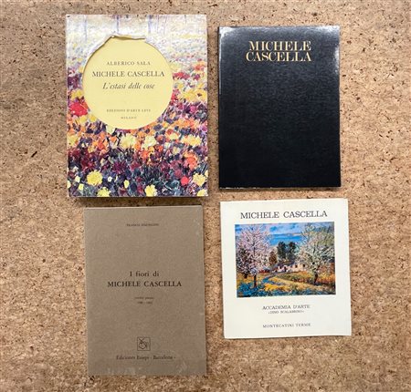MICHELE CASCELLA - Lotto unico di 4 cataloghi, di cui uno autotografato